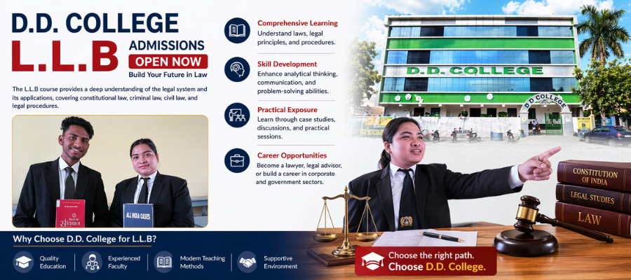 L.L.B Course Admissions Open Now in Dehradun
