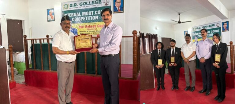 Outstanding Internal Moot Court Competition in Dehradun 2026