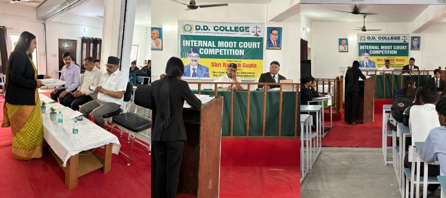 Outstanding Internal Moot Court Competition in Dehradun 2026